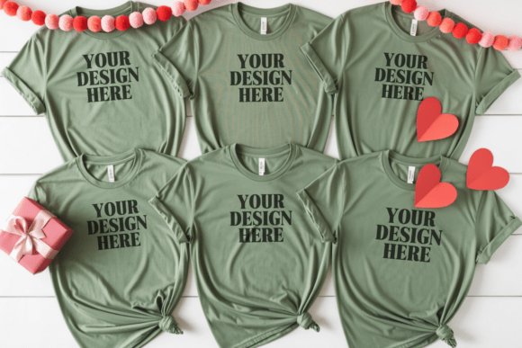 C1717 Valentine Group T-shirt Mockup 20: A Must-Have for Creative Professionals