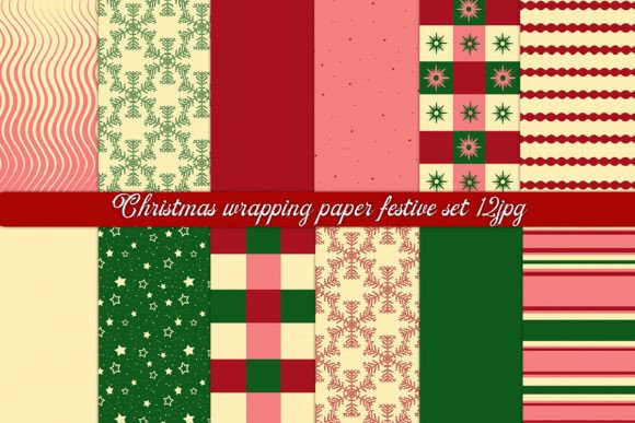 Christmas Wrapping Paper Festive Set: Elevate Your Holiday Creativity with Strategic Design
