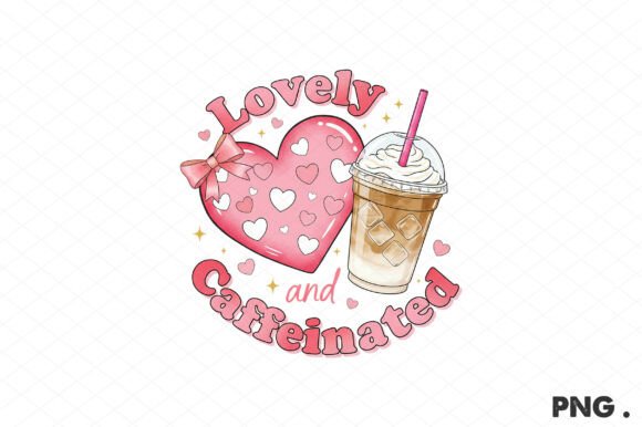 Discover the Charm of Lovely Caffeinated Valentine’s Day PNGs