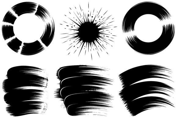 Grunge Brush Paint Circle SVG Bundle: A Creative Tool for Designers and Artists
