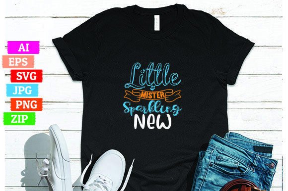 Little Mister Sparkling New: A Must-Have Design for Print on Demand Success