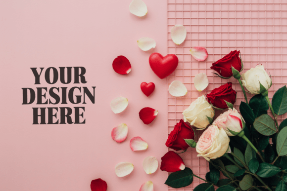 Mother’s Day Flowers Background Mockup 2