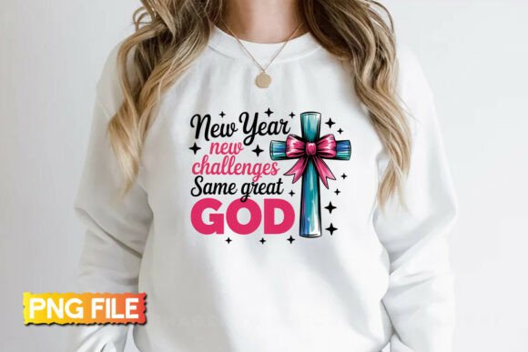 New Year New Challenges SameGreat GodPNG: A Unique Design for Celebration and Reflection