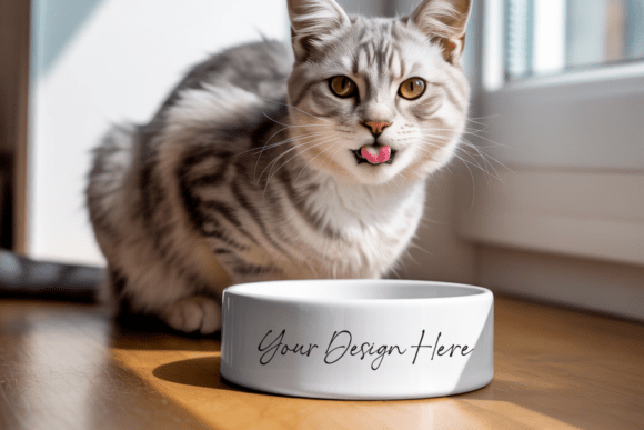 Pet Bowl Mockup, Cat Dog Bowl Mockup 20