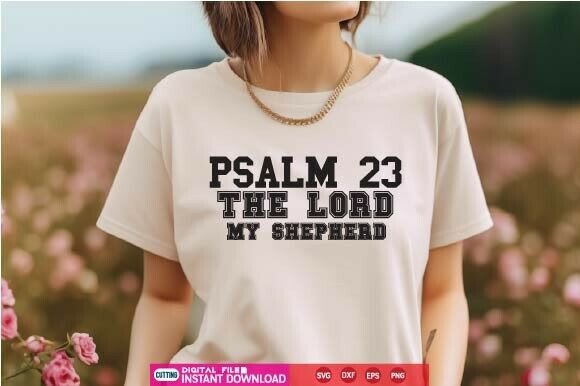 Psalm 23 The Lord My Shepherd Svg