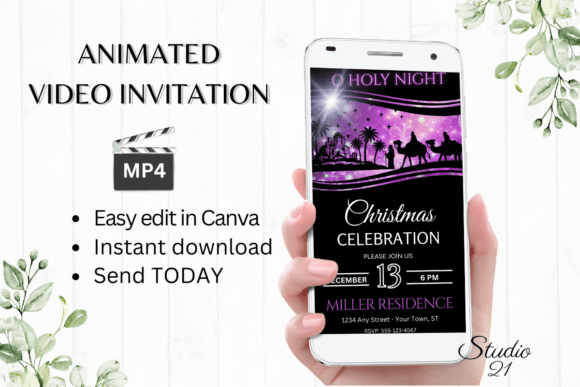 Religious Christmas Holiday Invitation: A Practical Tool for Digital Greeting Creation