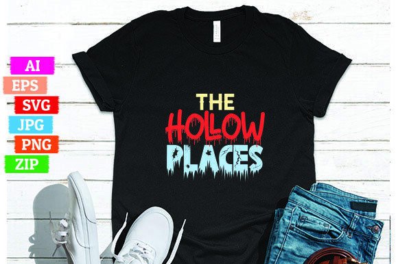 The Hollow Places: A Unique T-Shirt Design for Print on Demand Businesses