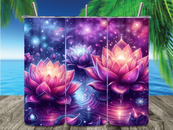 Vibrant Glowing Mandala Art Tumbler Wrap: A Modern Fusion of Creativity and Functionality