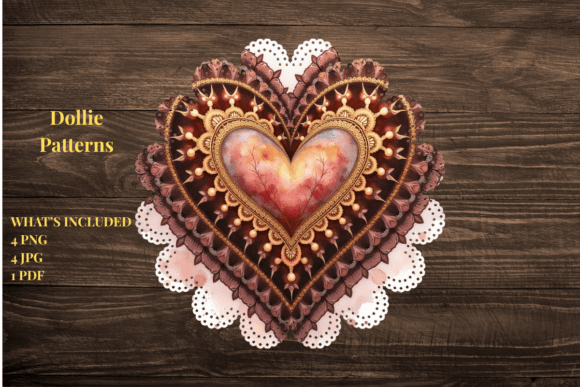 Victorian Heart Lace Doily Set: A Timeless Addition to Creative Projects